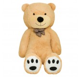 Ours en Peluche Teddy Ben Peluche Géantes XXL 120 cm Beige