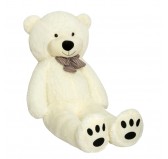 Ours en Peluche Teddy Ben Peluche Géantes XXL 120 cm Couleur Crème