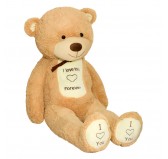 Ours en Peluche Teddy Tom Peluche Géantes XXL 140 cm Beige