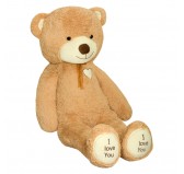 Ours en Peluche Teddy Sam Peluche Géantes XXL 140 cm Beige