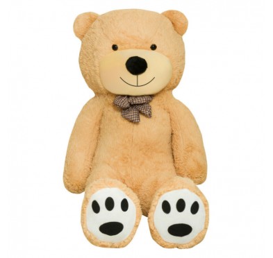 Ours en Peluche Teddy Ben Peluche Géantes XXL 240 cm Beige