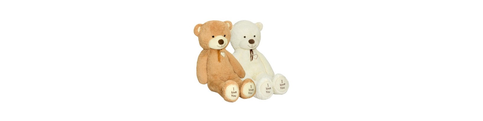 Ours en Peluche XXL Sam | Ours TEDBI en Couleurs Beige & Crème